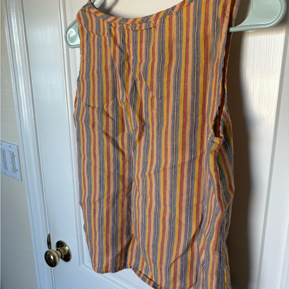 Flax 100% Linen Tank Top - Picture 3 of 6